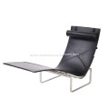 Poul Kjarholm PK24 Leather Chaise Lounge Chair